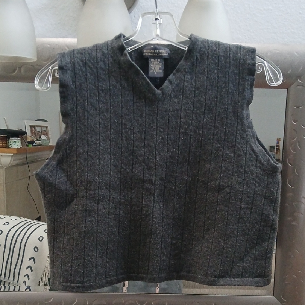 Banana Republic Italian Merino Wool Sweater - Charcoal